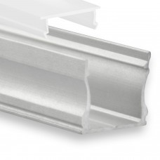 P22 Ran LED Aluminium Profil inkl. Abdeckung Opal Profilbündig