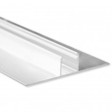 LED Aluminium Trockenbauprofil T3 Deneb 2 Meter inkl. Abdeckung Opal/Klar